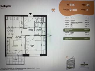ZVÝHODNENÁ CENA, Rakyta, BUDOVA A1, 2 izb. NOVOSTAVBA